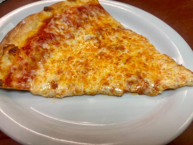 Kids Cheese Pizza Slice.